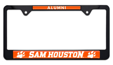 Sam Houston State Alumni Black License Plate Frame