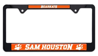 Sam Houston Bearkats Black License Plate Frame image