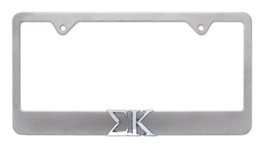 Sigma Kappa Matte License Plate Frame image