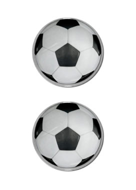 Soccer Ball Chrome Emblem Minis