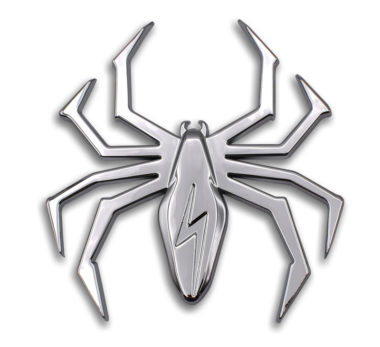 Lightning Chrome Spider Emblem