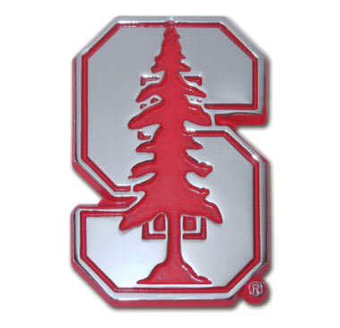 Stanford University Red Chrome Emblem image