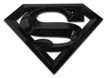 Superman Black Metal Emblem