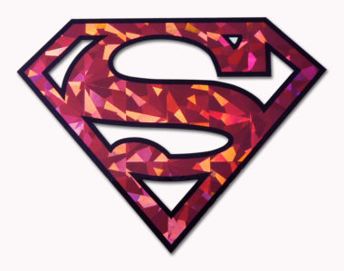 Superman Red Reflective Decal image