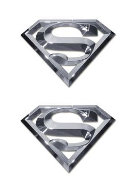 Superman Chrome Emblem Minis