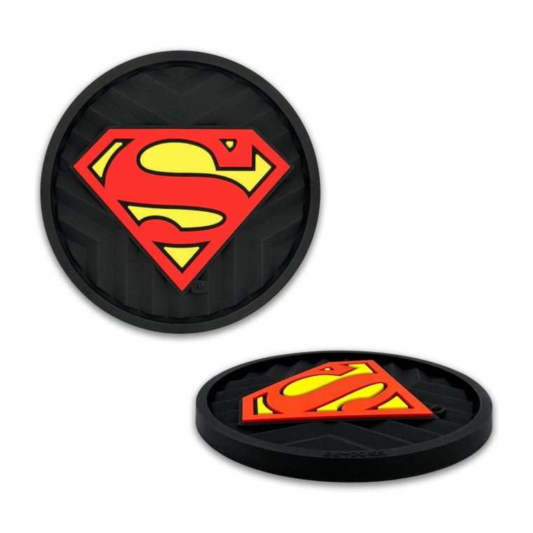 Superman Silicone Car Coasters
