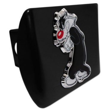 Sylvester the cat Black Metal Hitch Cover