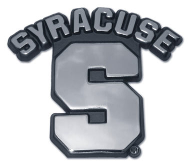 University of Syracuse Chrome Emblem