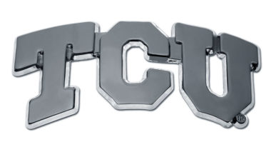 TCU Chrome Emblem