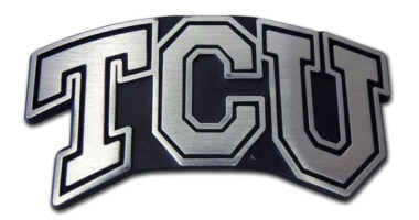 TCU Matte Chrome Emblem