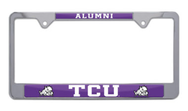TCU Alumni License Plate Frame