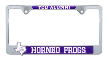 TCU Alumni 3D License Plate Frame