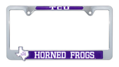 TCU Horned Frogs 3D License Plate Frame