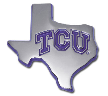 TCU Matte Chrome Emblem | Elektroplate