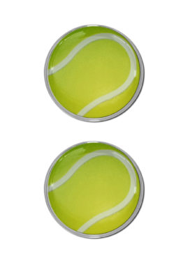 Tennis Ball Chrome Emblem Minis image