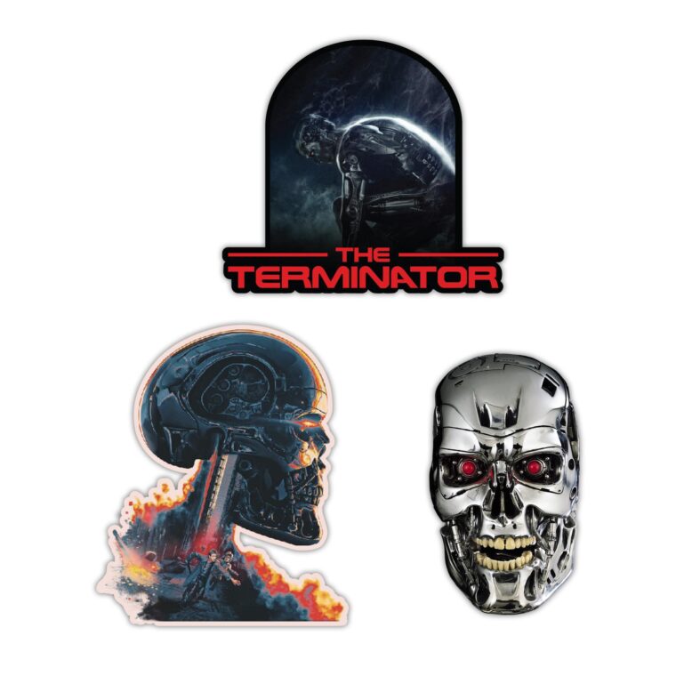 Terminator T-800 Robot Decal 3-Pack
