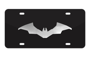 The Batman Movie Black Metal License Plate