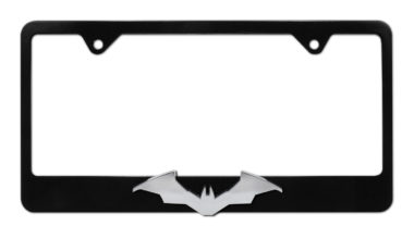 The Batman Movie Black Metal License Plate Frame image