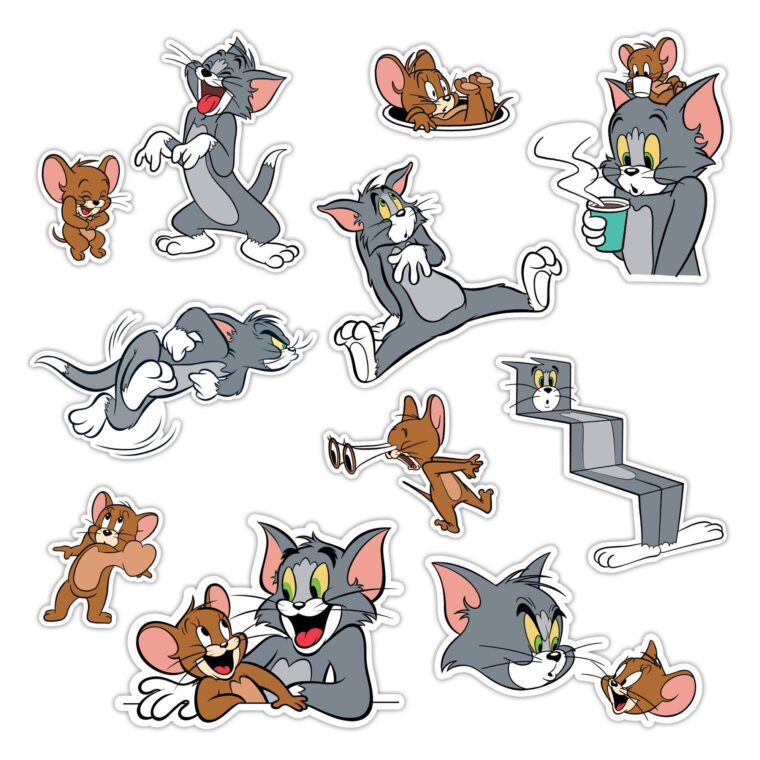 Tom & Jerry Character Sheet – 11 Decals