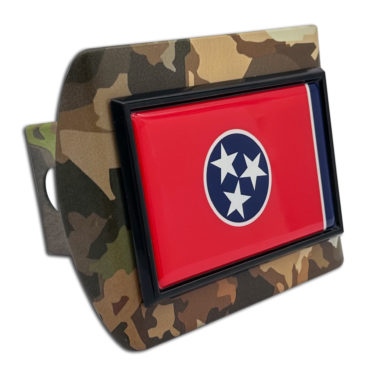 Tennessee Flag Camouflage Hitch Cover