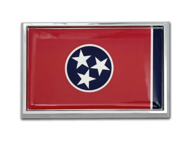 Tennessee Flag Chrome Emblem image