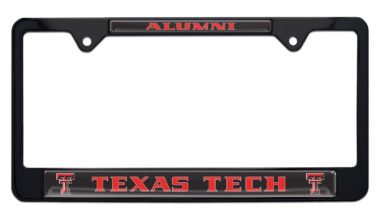 Texas Tech Alumni Black License Plate Frame image