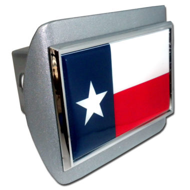 Texas Flag Brushed Hitch Cover image
