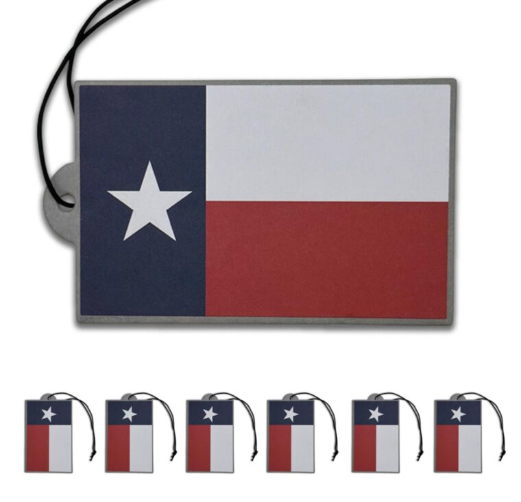 Texas Flag Air Freshener 6-Pack