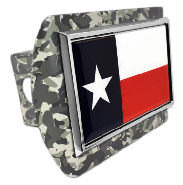 Texas Flag Urban Camo Hitch Cover