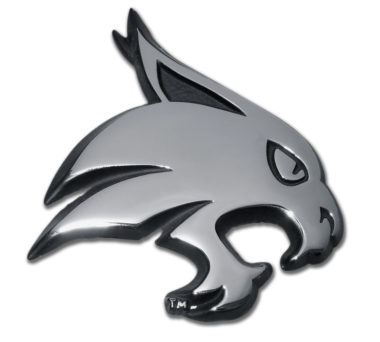 Texas State University Bobcat Chrome Emblem image
