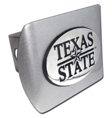 Texas State University Brushed Hitch Cover image