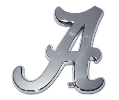 Alabama A Chrome Emblem image
