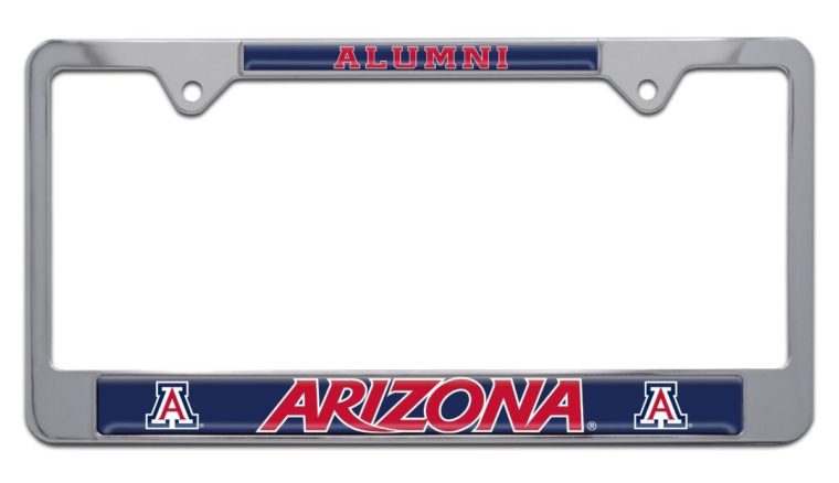 Arizona Alumni Chrome License Plate Frame image