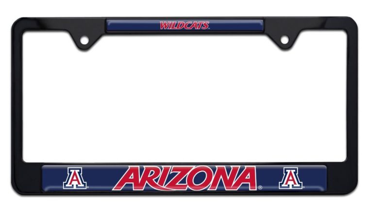 Arizona Wildcats Black License Plate Frame image