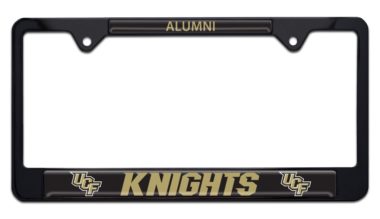 UCF Alumni Black License Plate Frame image