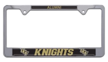 UCF Alumni Chrome License Plate Frame