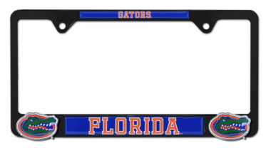 Florida Gators Black 3D License Plate Frame