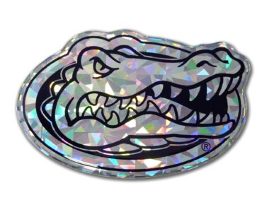 University of Florida Silver 3D Reflective Decal image