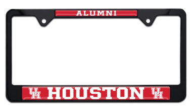 University of Houston Alumni Black License Plate Frame image