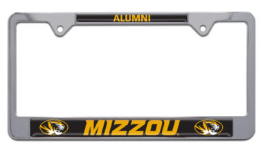 Mizzou Alumni Chrome License Plate Frame