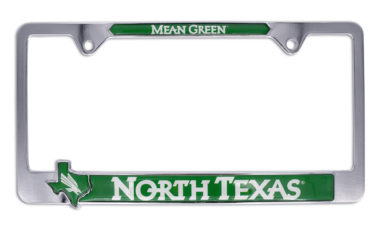 North Texas Mean Green License Plate Frame