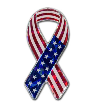 USA 3D Reflective Decal image