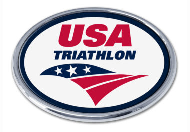 USA Triathlon Chrome Emblem image