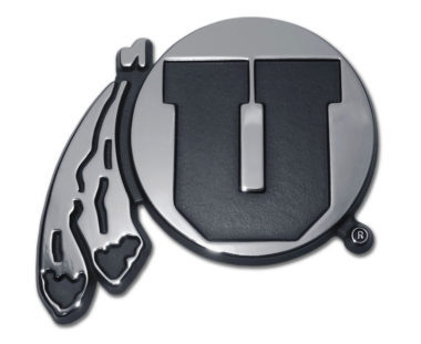 Utah Feathers Chrome Emblem