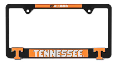 Tennessee Alumni Black 3D License Plate Frame