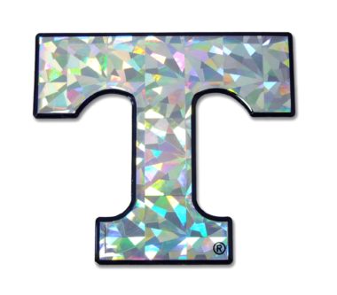 University of Tennessee Silver 3D Reflective Decal