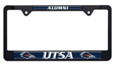 UTSA Alumni Black License Plate Frame image