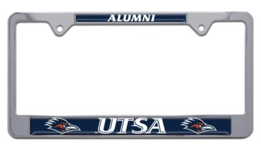 UTSA Alumni Chrome License Plate Frame image