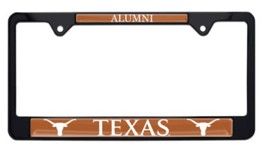 University of Texas Alumni Black License Plate Frame image