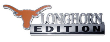 University of Texas Longhorn Edition Chrome Emblem image